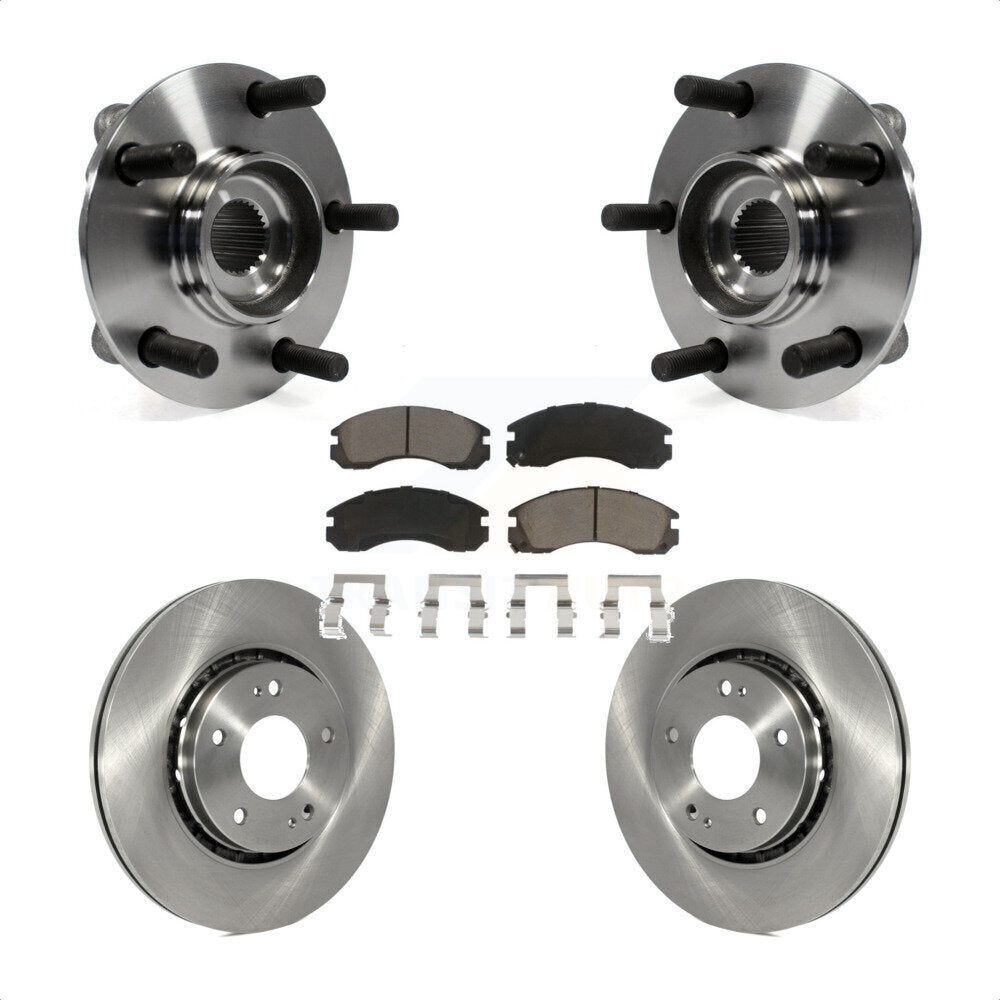 Kit de rotors et plaquettes de frein à disque, ensemble de roulements de moyeu avant pour Mitsubishi Lancer