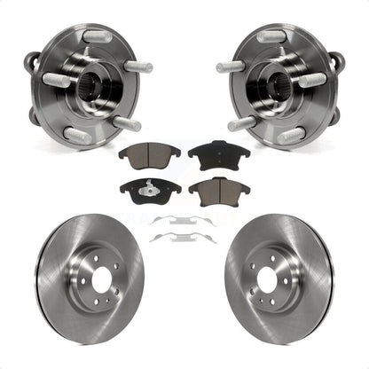 Kit de plaquettes de Rotor de frein à disque, ensemble de roulements de moyeu avant, pour Ford Fusion Lincoln MK