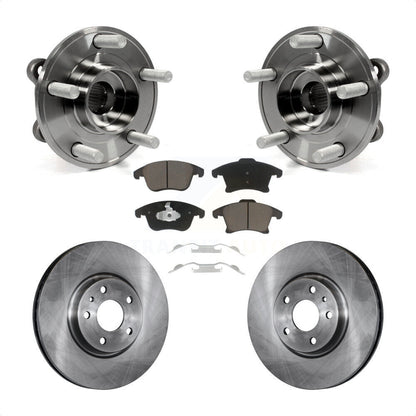 Kit de plaquettes de Rotor de frein à disque, ensemble de roulements de moyeu avant, pour Ford Fusion Lincoln MK