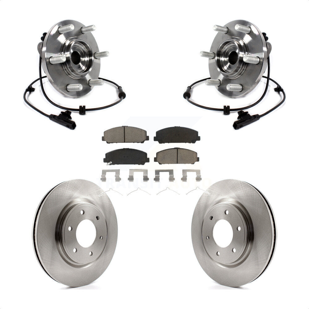 Kit de plaquettes de Rotor de frein à disque, roulement de moyeu avant, pour INFINITI QX80 Nissan Armada QX5