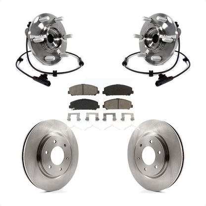 Kit de plaquettes de Rotor de frein à disque, roulement de moyeu avant, pour INFINITI QX80 Nissan Armada QX5