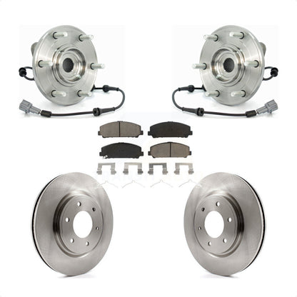 Kit de plaquettes de Rotor de frein à disque, roulement de moyeu avant, pour Nissan TITAN Armada INFINITI QX5