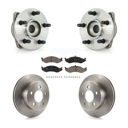 Ensemble de roulement de moyeu avant, Rotor de frein à disque et Kit de plaquettes pour Jeep Grand Wagoneer T