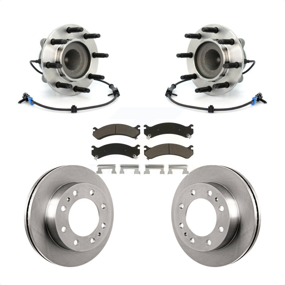 Kit de plaquettes de Rotor de frein à disque, roulement de moyeu avant, pour Chevrolet Express 4500 GMC Savan