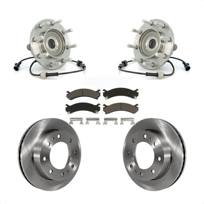 Kit de Rotor et plaquettes de frein, roulement de moyeu avant, pour Chevrolet GMC Sierra 3500 Silverad