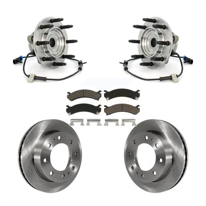 Kit de plaquettes de Rotor de frein, roulement de moyeu avant, pour GMC Chevrolet Sierra 2500 HD Silverad