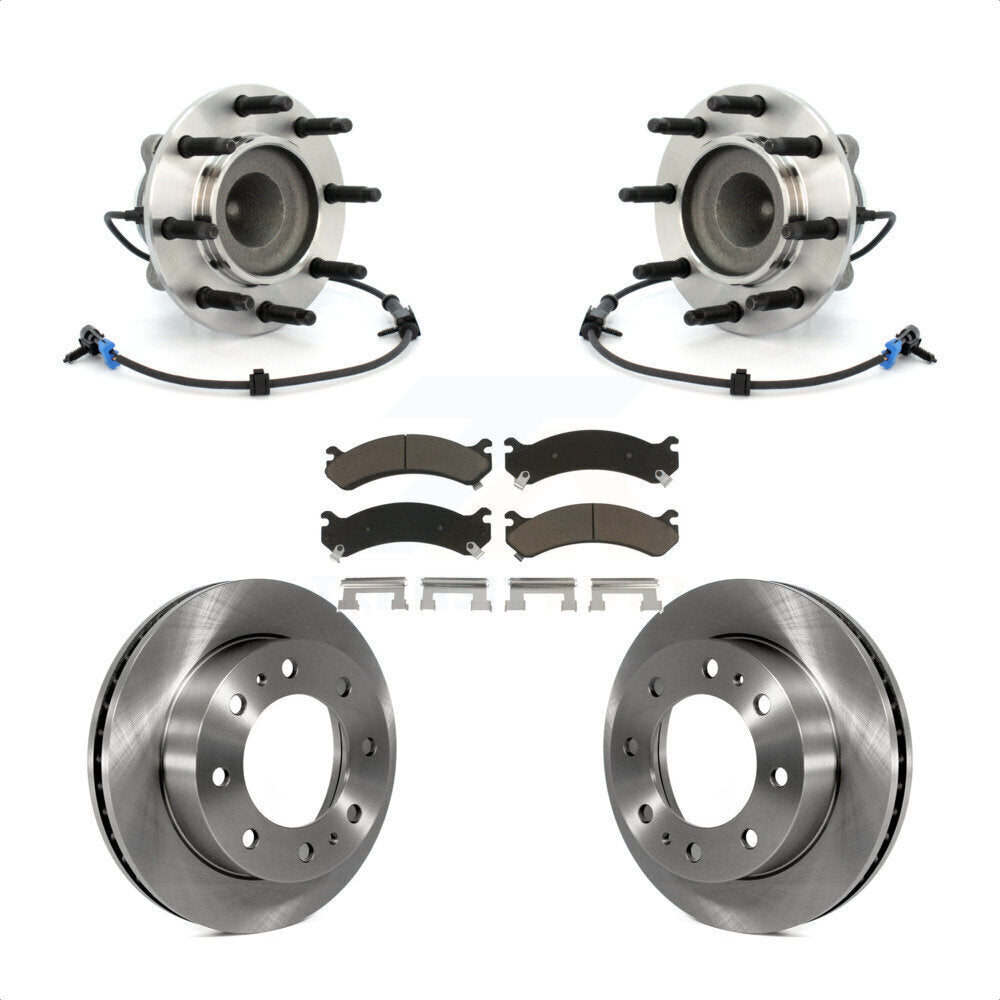 Kit de plaquettes de Rotor de frein, roulement de moyeu avant, pour Chevrolet GMC Express 2500 Savana 350