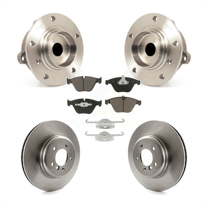 Kit de plaquettes de Rotor de frein, ensemble de roulements de moyeu avant, pour BMW 650i 645Ci 550i 545i 535
