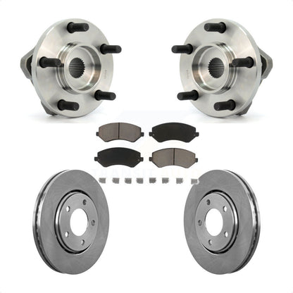 Kit de Rotor et plaquettes de frein, roulement de moyeu avant, pour Dodge caravane Grand Chrysler Town