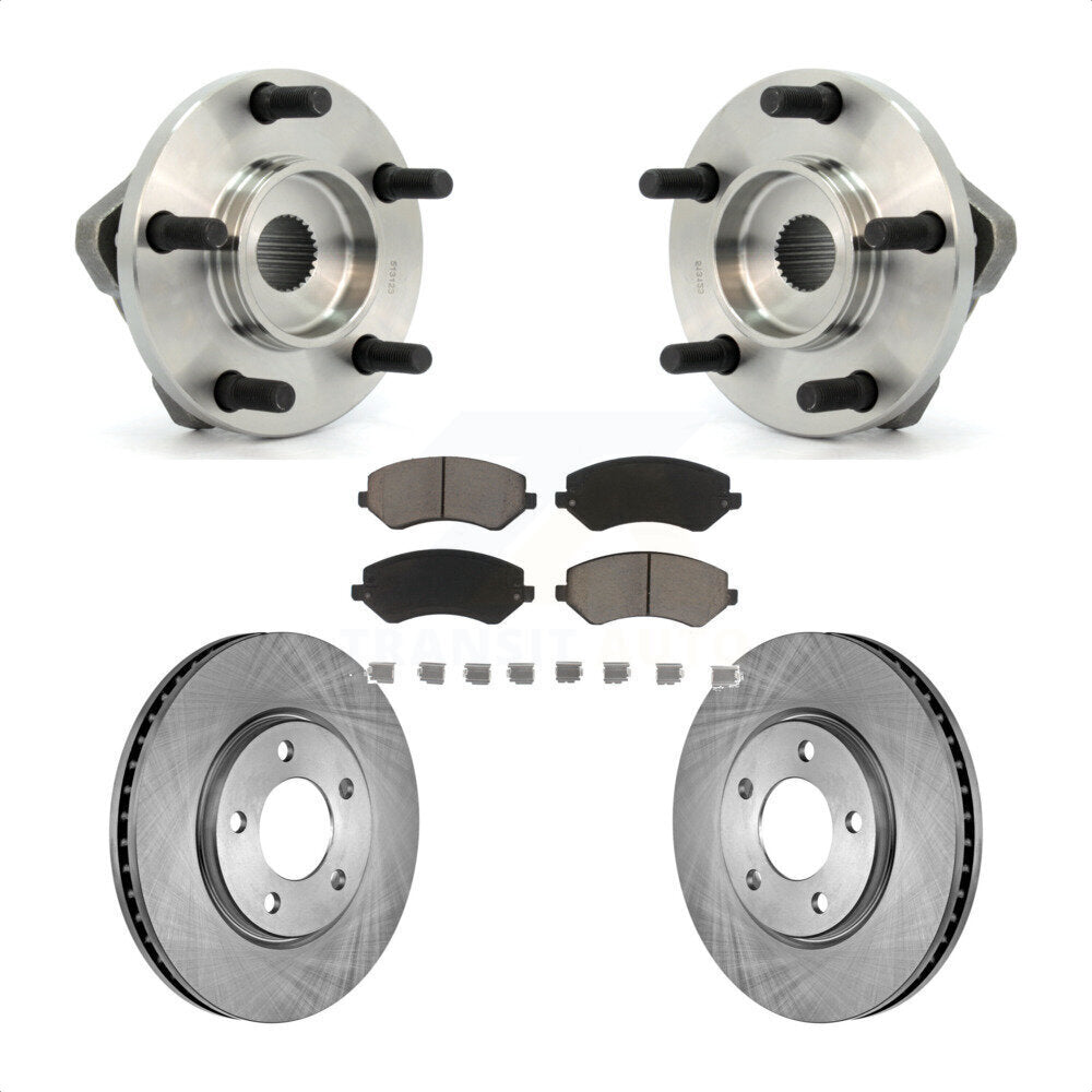 Kit de Rotor et de plaquettes de frein, roulement de moyeu avant, pour Dodge Grand Caravan Chrysler Voyage