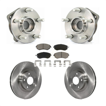 Ensemble de roulements de moyeu avant, Rotors et plaquettes de frein à disque pour Subaru Impreza