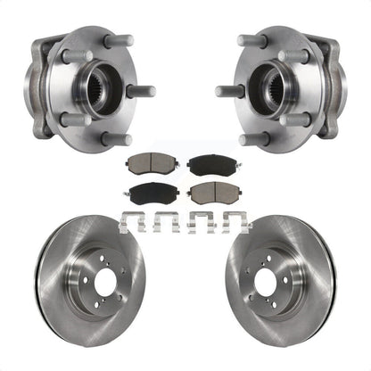 Ensemble de roulements de moyeu avant, Rotors et plaquettes de frein à disque pour Subaru Impreza