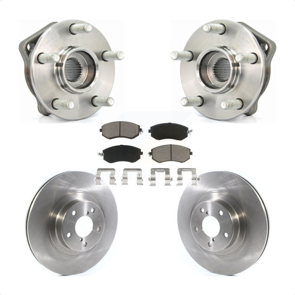 Kit de Rotor et de plaquettes de frein, roulement de moyeu avant, pour Subaru Impreza Forester Outback X