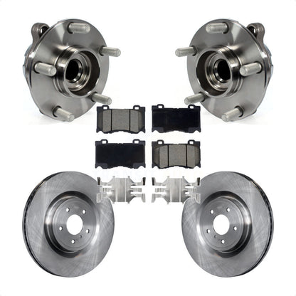 Kit de plaquettes de Rotor de frein, roulement de moyeu avant, pour INFINITI Q50 G37 Nissan 370Z Q60 M37