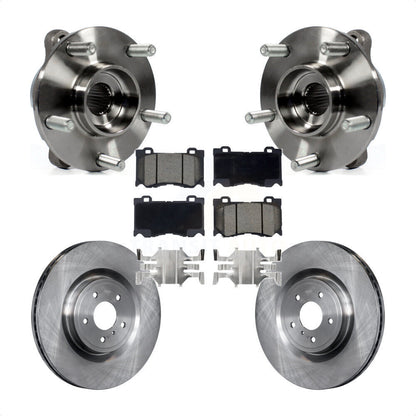 Kit de plaquettes de Rotor de frein, roulement de moyeu avant, pour INFINITI Q50 Q60 M37 FX50 QX70 Q70 M5
