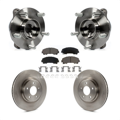 Ensemble de roulement de moyeu avant, Rotor de frein et Kit de plaquettes pour INFINITI Q50 QX50 Q60 AW