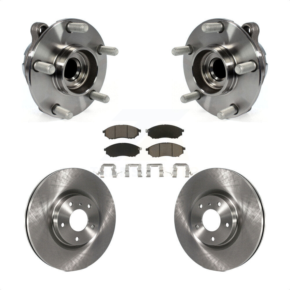Kit de plaquettes de Rotor de frein, roulement de moyeu avant, pour INFINITI EX35 Nissan 370Z G35 QX50 M3