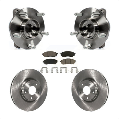 Kit de Rotor et plaquettes de frein, roulement de moyeu avant, pour INFINITI G37 EX35 G35 QX50 QX70 M3