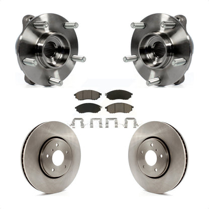 Kit de plaquettes de Rotor de frein à disque, ensemble de roulements de moyeu avant pour INFINITI FX35 FX37 FX4