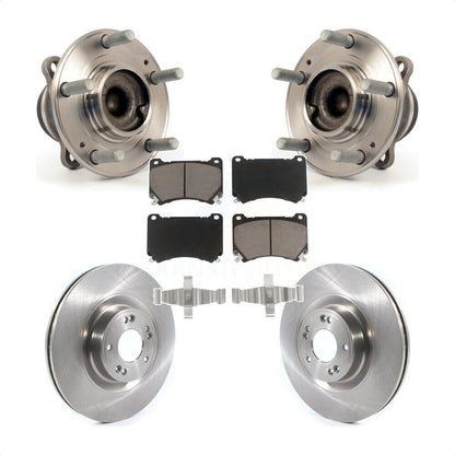 Kit de Rotor et plaquettes de frein à disque, ensemble de roulements de moyeu avant pour Hyundai Genesis Equu