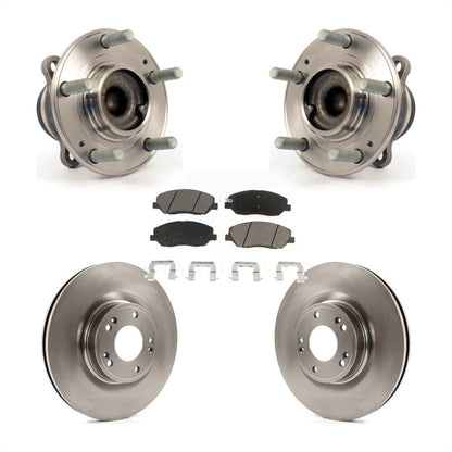Kit de Rotor et plaquettes de frein à disque, roulement de moyeu avant, pour Hyundai Genesis 3.8 2009 – 2011