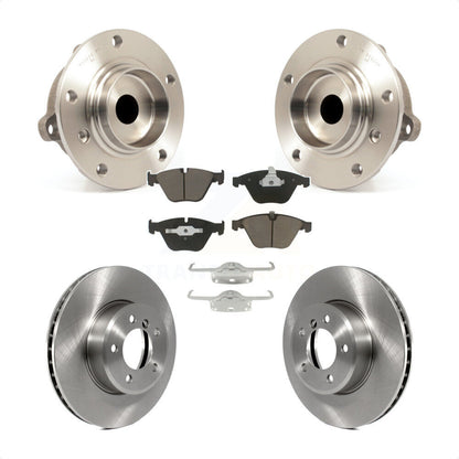 Ensemble de roulements de moyeu avant, Rotors et plaquettes de frein à disque, Kit pour BMW 530i 525i 528