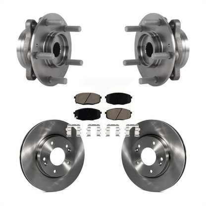Kit de Rotor et plaquettes de frein, roulement de moyeu avant, pour Kia Forte Hyundai Elantra GT Forte