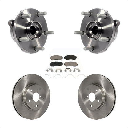 Ensemble de roulements de moyeu avant, Kit de plaquettes de Rotor de frein pour Subaru Legacy 2016 2019 2.5