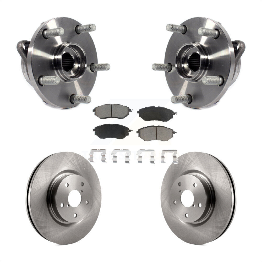 Kit de Rotor et de plaquettes de frein, roulement de moyeu avant, pour Subaru Outback WRX Legacy B9 Tribec