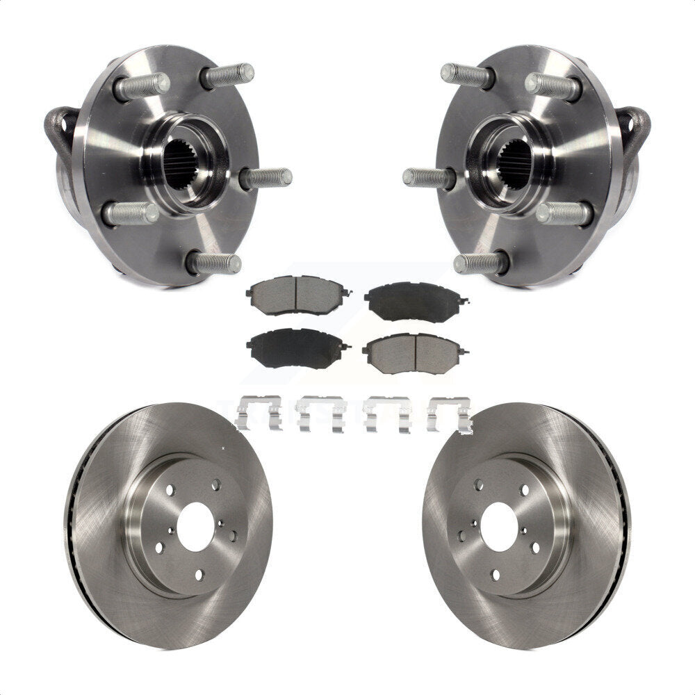 Kit de plaquettes de Rotor de frein à disque, ensemble de roulements de moyeu avant pour Subaru Legacy 2015 2.5