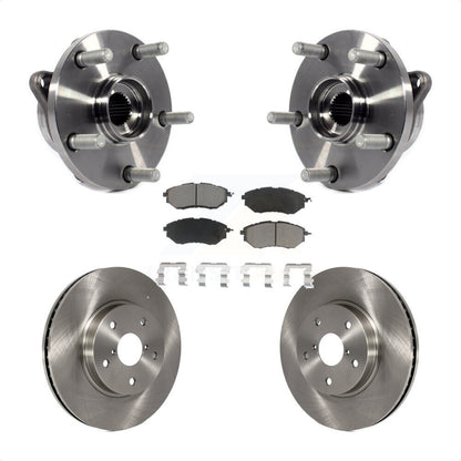 Kit de plaquettes de Rotor de frein à disque, ensemble de roulements de moyeu avant pour Subaru Legacy 2015 2.5