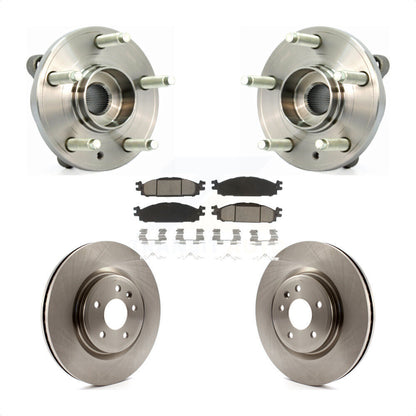 Kit de plaquettes de Rotor de frein à disque, roulement de moyeu avant, pour Ford Flex Taurus Lincoln MKT MK