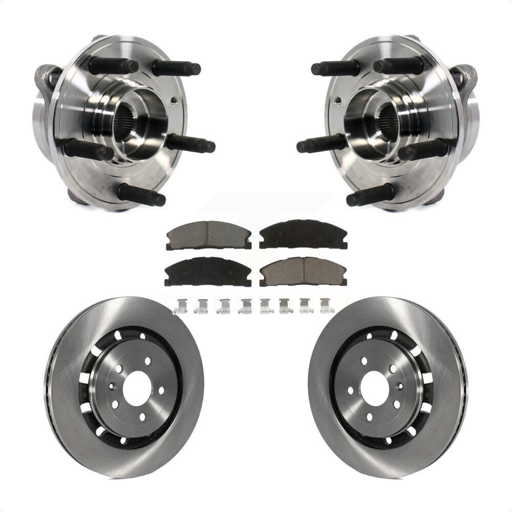 Kit de Rotor et de plaquettes de frein, roulement de moyeu avant, pour Ford Taurus Police Interceptor Seda