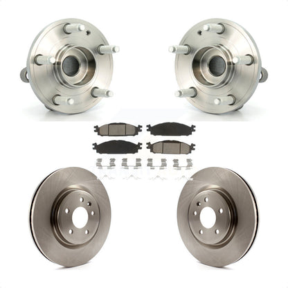 Kit de rotors et plaquettes de frein à disque, ensemble de roulements de moyeu avant pour Ford Explorer