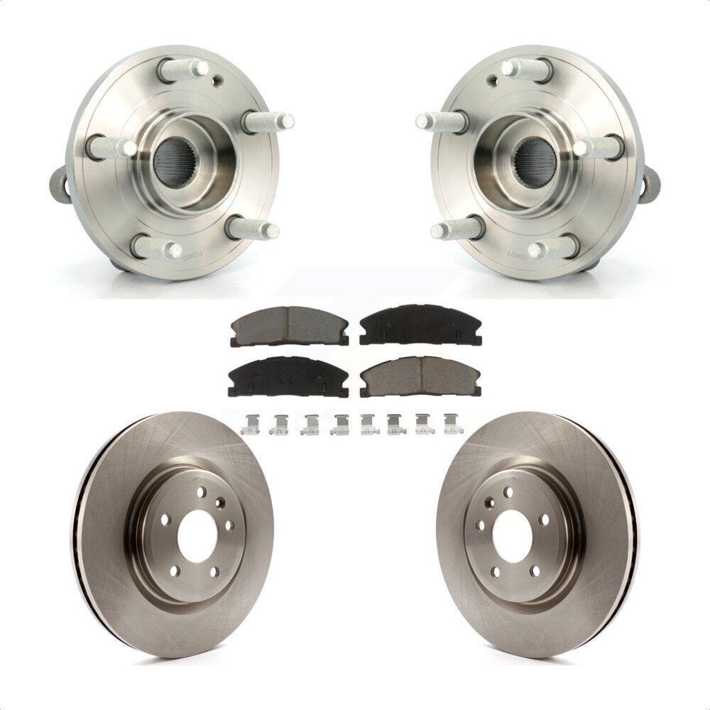 Kit de Rotor et de plaquettes de frein, roulement de moyeu avant, pour Ford Explorer avec frein robuste