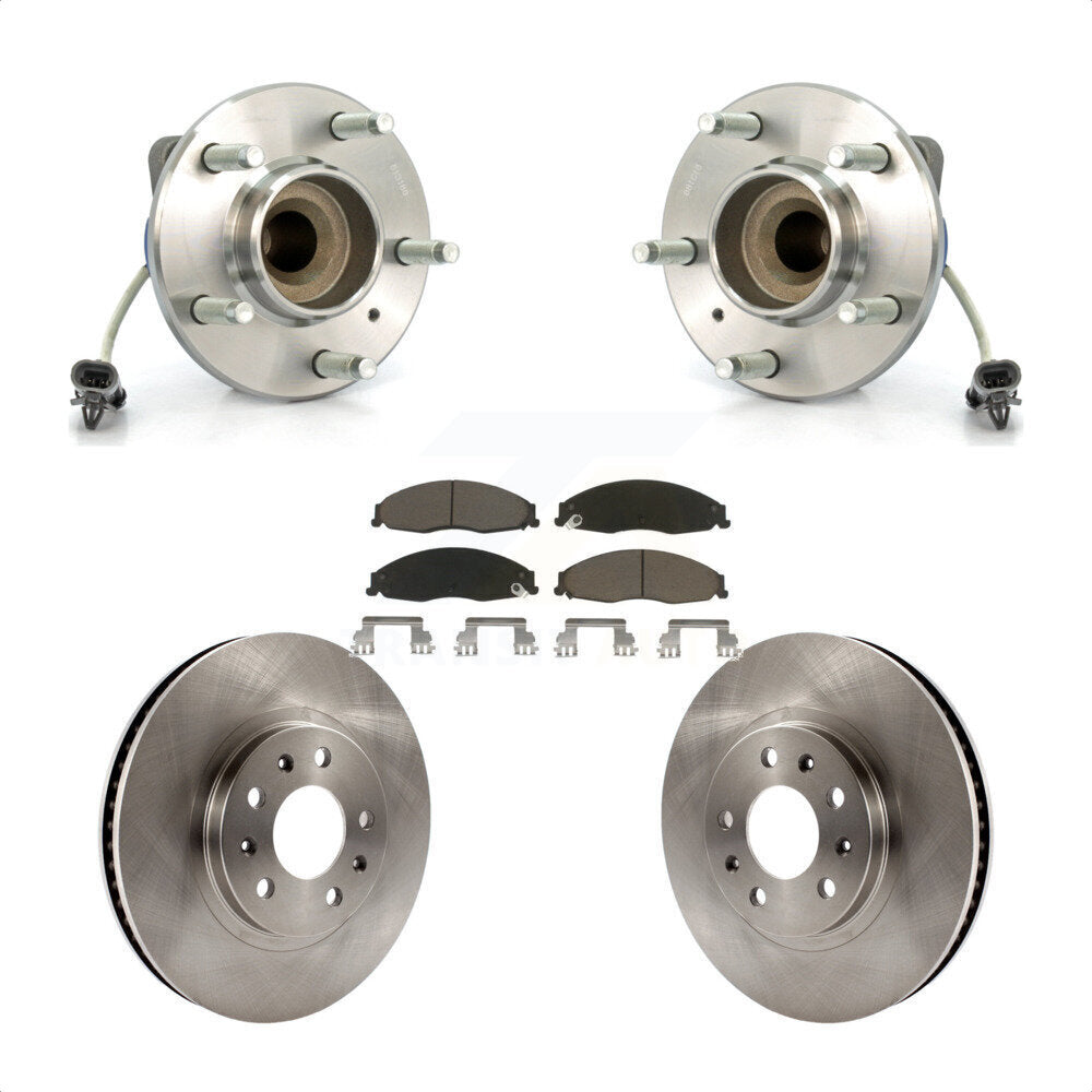 Kit de plaquettes de Rotor de frein, roulement de moyeu avant, pour Cadillac CTS avec suspension Standard