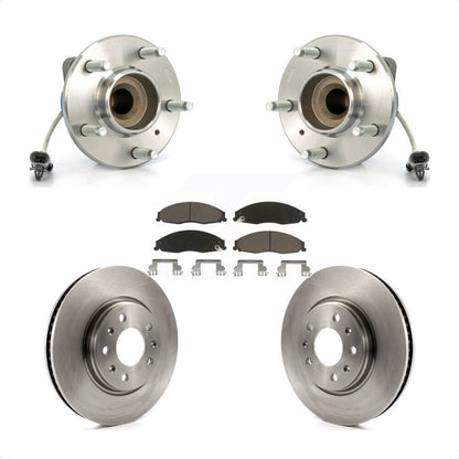 Kit de Rotor et de plaquettes de frein, roulement de moyeu avant, pour Cadillac CTS avec suspension Sport