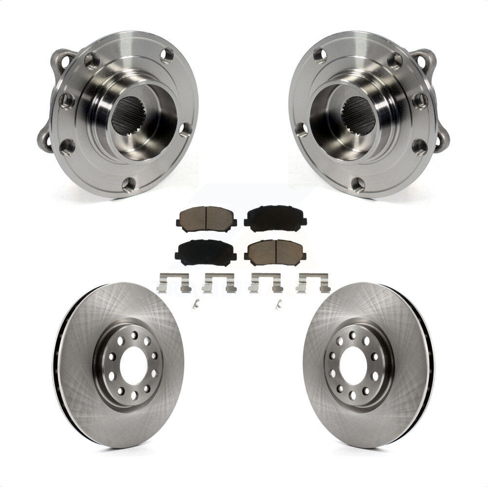 Kit de plaquettes de Rotor de frein à disque, ensemble de roulements de moyeu avant pour Chrysler 200 Dodge Dar