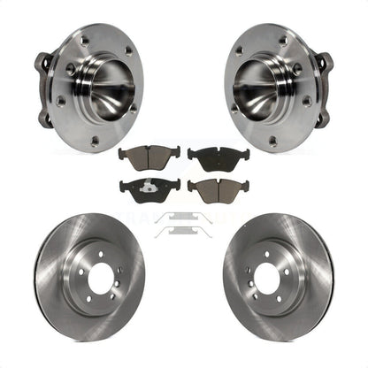 Kit de rotors et plaquettes de frein à disque d'assemblage de roulement de moyeu avant pour BMW 330Ci 2006