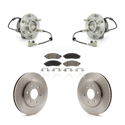 Kit de Rotor et plaquettes de frein à disque, roulement de moyeu avant, pour Nissan Frontier Suzuki Equato