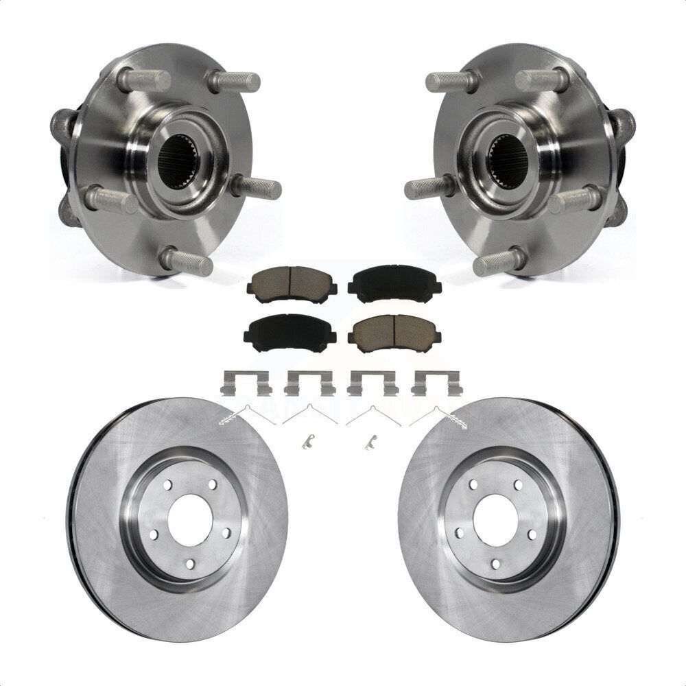 Kit de rotor et plaquettes de frein à disque, roulement de moyeu avant, pour Nissan Juke Nismo R 2014 – 2017