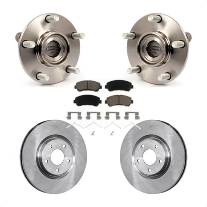 Kit de Rotor et plaquettes de frein, roulement de moyeu avant, pour Nissan Sentra SE-R Spec V avec 2.5