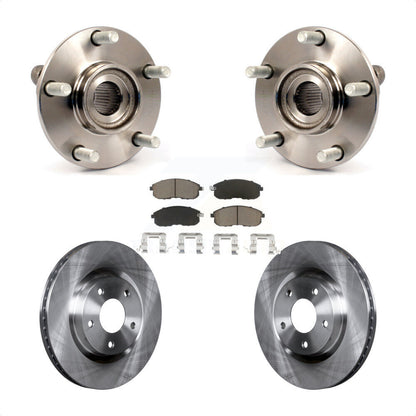 Kit de plaquettes de Rotor de frein, roulement de moyeu avant, pour Nissan Sentra SE-R 2007 – 2012, avec 2.5