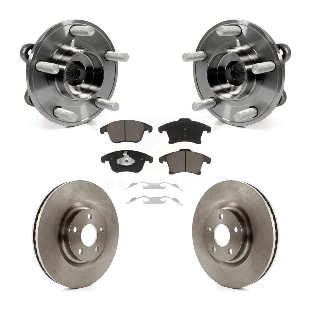 Kit de plaquettes de Rotor de frein à disque, roulement de moyeu avant, pour Ford Police Responder hybride SS