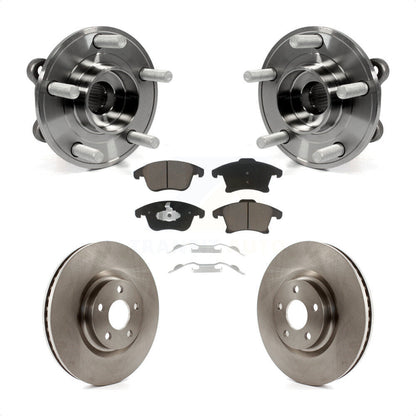 Kit de plaquettes de Rotor de frein à disque, roulement de moyeu avant, pour Ford Police Responder hybride SS