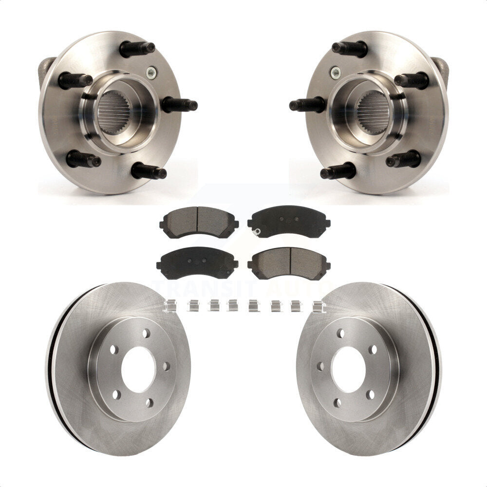 Kit de Rotor et plaquettes de frein à disque, roulement de moyeu avant, pour Buick rendez-vous Pontiac Azte