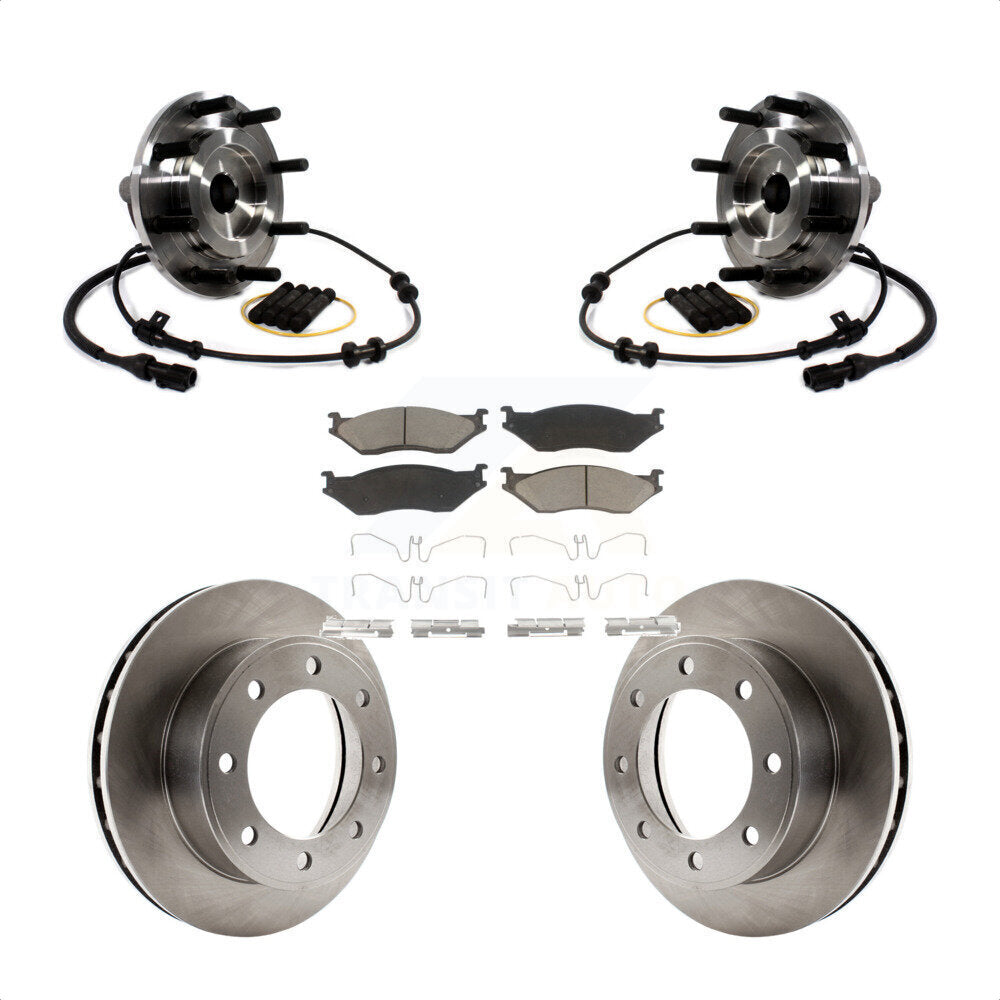Kit de plaquettes de Rotor de frein, roulement de moyeu avant, pour Ford F-450 Super Duty F-550 4 X 1999
