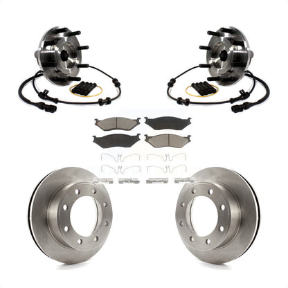 Kit de plaquettes de Rotor de frein à disque, roulement de moyeu avant, pour Ford F-450 Super Duty F-550 4 X