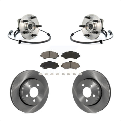 Kit de plaquettes de Rotor de frein à disque, ensemble de roulements de moyeu avant pour Jeep Liberty Dodge Nitr