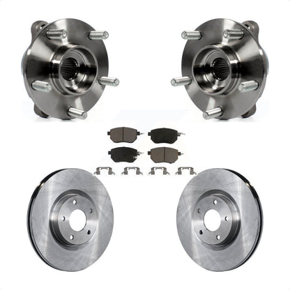 Kit de rotors et plaquettes de frein à disque, ensemble de roulements de moyeu avant pour INFINITI FX35 FX4